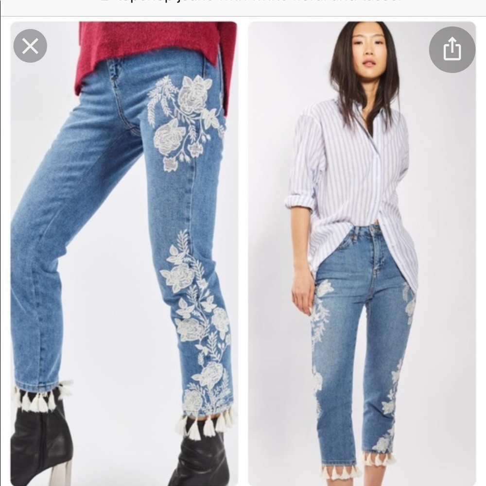 Topshop moto jeans